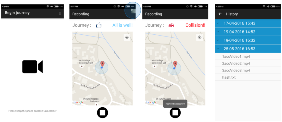 Decentralized trusted Dash Cam